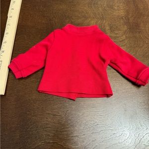 Red shirt for 18 inch doll